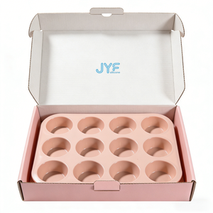 Molde de Silicona <span class=keywords><strong>para</strong></span> Muffins, 12 Tazas, Tamaño Completo, <span class=keywords><strong>Profesional</strong></span>, Antiadherente, Redondo, Reutilizable, Moldes <span class=keywords><strong>para</strong></span> Cupcakes, Bandeja <span class=keywords><strong>para</strong></span> Muffins - Product Image 3