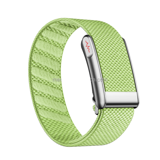 E500 Green Luxurious Heart Rate Blood Pressure Health Monitor Smart Bracelet Band Vibration Smartband for Couple Long Distance