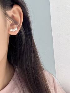 Pendientes de Perlas de Agua Dulce con Baño de Oro de 18K y Plata 925 de UM Jewelry, Modernos, Unisex, para Compromiso, Boda, Fiesta, Aniversario, Uso Diario - Product Image 5