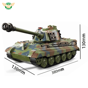 2.4Ghz 1:16 Télécommande Tir Réservoir Simulation Son et lumière Rc Modèle Tank Car Pour Enfant - Product Image 6