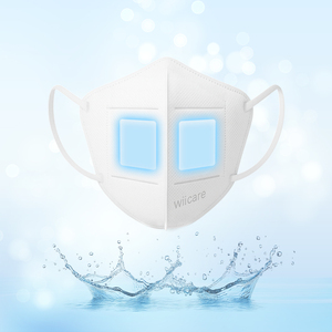 Masque d'humidification pour le soulagement de la rhinite Wiicare, réutilisable, ajustement confortable, doux, non tissé, trois couches - Product Image 3