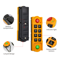 Télécommande d'apprentissage FSK à connexion rapide, terminal DC12-36V, étanche, rechargeable, piles AAA, portée 100m, 8 boutons, pour garage automatique
