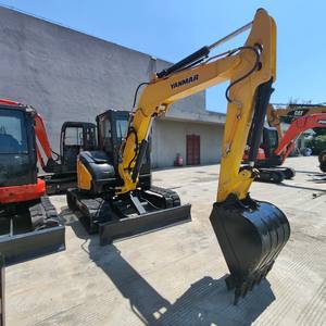 Mini pelleteuse Yanmar Vio55 Zero-Tail Swing d'occasion | Origine: Japon | Bonne condition pour la construction/l'agriculture - Product Image 1