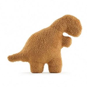 Peluche de Nugget, Juguete de Peluche Divertido con Forma de Nuggets de Pollo, Almohada de Dinosaurio, Regalos para Niños y Adultos - Product Image 1