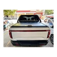 Couverture de benne de camionnette rétractable manuelle en aluminium étanche pour UTE Pickup