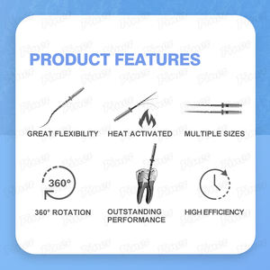 F TAPER GOLD歯科ロータリーファイル根管治療用ゴールドロータリー波ファイル1つのみ - Product Image 2