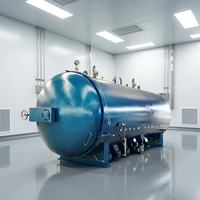 Vulcanizador de Caucho Automático de Gran Diámetro Holsten, Autoclave para Reciclaje de Neumáticos y Bandas Transportadoras, Alto Nivel de Seguridad