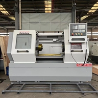 Tour CNC horizontal à lit plat CK6150, machine automatique à broche simple, commande GSK, haute précision pour le travail des métaux