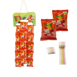 Fruity Flavor Colorful CC Gummy Candy Rolling Soft Candy
