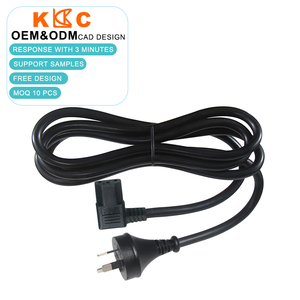3-poliges AU-Netzkabel 250V 10A NZS-Stecker L-Form Winkel C13 Verlängerung 3-adriges Elektrokabel 1,8m IEC-C13 Wasserkocher-Kabel - Product Image 1