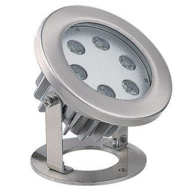 Stainless Steel LED Outdoor Garden Fountain Pool Light Portable Waterproof Base IP68 Swimming Landscape Ponds