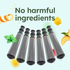 Wholesale Disposable Stainless Steel Trendy Geometric Smog-free No Electricity Essential Oil <strong>Inhaler</strong> Breath Stick for Party - Product Image 4