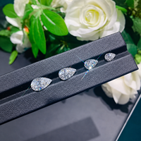 Diamante Cultivado en Laboratorio, Corte Pera, Certificado IGI, Color D-F, Claridad VVS, CVD, Estilo Lágrima Deslumbrante, para Marcas de Joyería de Lujo