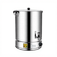 Bouilloire électrique commerciale à grande capacité en acier inoxydable avec isolation automatique pour le thé au lait et les tisanes