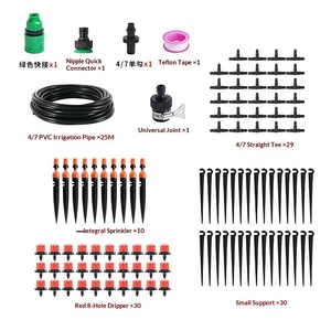 Ensemble d'accessoires d'irrigation, kit complet d'irrigation automatique en PVC pour terres agricoles, jardins et cours, ensemble d'arrosage et d'irrigation - Product Image 5