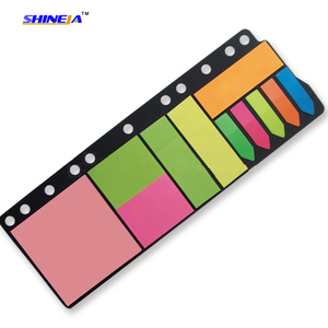 Good Quality Colorful Assorted Custom Sticky <strong>Notes</strong> Set with Black <strong>Card</strong> - Product Image 1