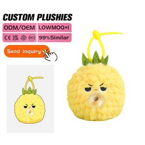 Jouets en peluche souples et moelleux TPR Pop à presser, personnalisés, de haute qualité, en forme de fruits mignons, pour enfants garçons et filles - Product Image 1