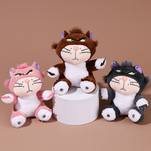 Portachiavi Gatto <span class=keywords><strong>Lucifero</strong></span> Creativo, Ciondolo Borsa Gattino con <span class=keywords><strong>Occhi</strong></span> Inclinati, Piccola Bambola in Cotone PP, Portachiavi Peluche Gatto - Product Image 4