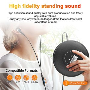 CD portatile/lettore MP3 musica Audio Wakman altoparlante batteria ricaricabile altoparlante integrato MP3 riproduzione Audio Plug Drive USB - Product Image 4