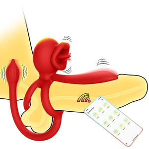 Controle la vibración del anillo de esperma masculino, cargue la próstata y use un dispositivo de masaje para las relaciones sexuales - Product Image 1