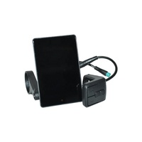 Speedometer Sepeda Listrik 5 Pin Layar TFT Li No. 2 Protokol Meter E-bike Antarmuka Multibahasa Layar 860C untuk Ebike