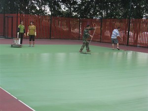 Revestimiento de pintura acrílica para suelo de cancha deportiva de <span class=keywords><strong>alta</strong></span> calidad para cancha de voleibol de tenis y baloncesto Pickleball - Product Image 3