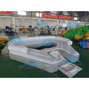 Luxury Inflatable Superyacht Floating Water Retreat Lounge Inflatable Floating Island