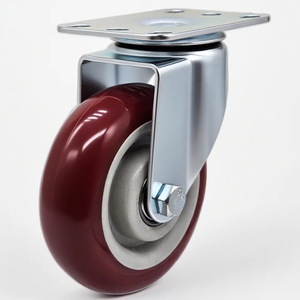 4-Zoll-Lenk rollen mit 100kg Tragfähigkeit 360-Grad-Kugellager Langlebiges Design für Wagen und Möbel - Product Image 1