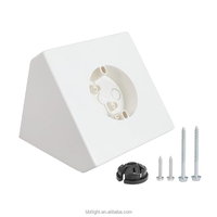 Kit de fixation pour ventilateur de plafond en plastique certifié USBBT ETL pour plafonds cathédrale, angles 80, installation facile, usage intérieur