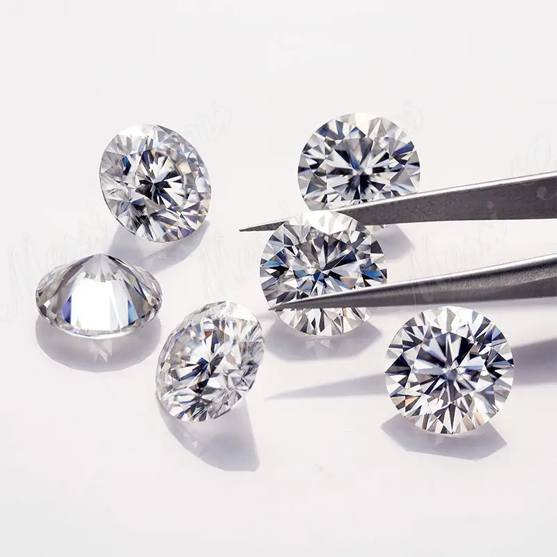 मेस्सी के लिए रत्न थोक मूल्य मुफ्त शिपिंग ढीला Moissanite एफई हीरा हार