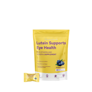 Permen Kunyah <span class=keywords><strong>Lutein</strong></span> OEM untuk Kesehatan Mata, Suplemen Vitamin & Mineral untuk Mata untuk Mengurangi Kelelahan & Melindungi Penglihatan - Product Image 1