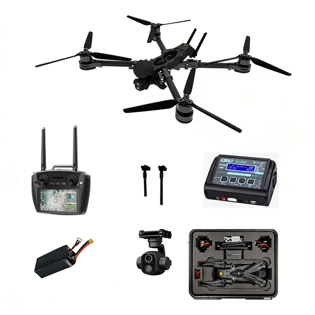 Z15D FPV 7-8KG Outdoor Payload 8K Professional RC Camera GPS AI Tracking 10KM Long Range Commercial FPV Obstacle Avoidance drone