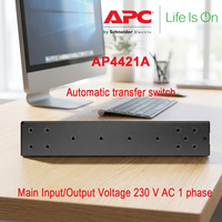 AP4421A NetShelter 1U ATS PDU 10A 230V Saklar Daya Input Ganda Memastikan Daya Tanpa Gangguan untuk Peralatan IT Ruang Data
