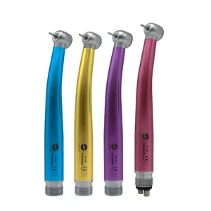 Tandheelkundige Product Hot Koop Rainbow Tandhandpiece Drukknop Hoge Snelheid Handstuk Tandheelkundige Turbine 2/4 Gat
