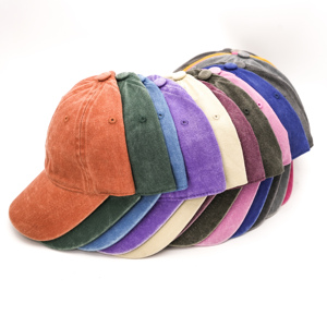 Soft Top Distressed <strong>Bucket</strong> <strong>Hat</strong> 100% Cotton-Custom Acid Wash Color Blank Cap With Curved Brim Buckle Closure For Promotional Use - Product Image 3
