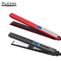 Lisseur professionnel RUCHA, marque propre, 230 °C / 450 °F, écran tactile LCD