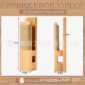 Support mural d'entraînement en bois pour Taekwondo, épaisseur 3 cm, équipement d'arts martiaux pour la pratique de la boxe - Product Image 5