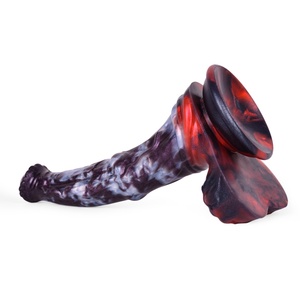 NNSX Flower Head Big <b>Dildo</b> Horse Cock Suction Cup Silicone Sex Toys for Women Vagina Anal Masturbation Horse <b>Dildo</b> 9 Inch - Product Image 5