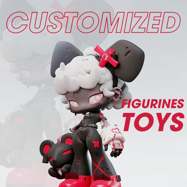 Custom Anime Action Figure Hand-Painted PVC/ABS Collectible Personalized Q Version Character Figurine Desktop Decor New Good