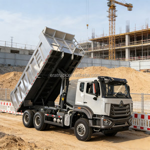 Nuevo Camión Volquete Sinotruk HOHAN/HOWO NX 6*4 de 10 Ruedas para Arena con Lona Eléctrica, Buen <span class=keywords><strong>Precio</strong></span>, Camión Volquete de Servicio Pesado en Venta - Product Image 1