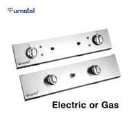 Cuisinière à gaz professionnelle en acier inoxydable pour restaurant, 4 brûleurs