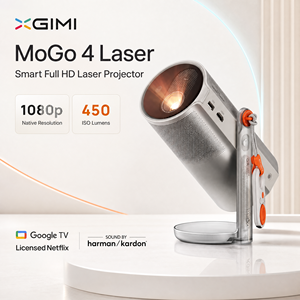 Projecteur de cinéma maison portable XGIMI <span class=keywords><strong>MOGO</strong></span> 4 Laser 1080P avec prise en charge de Google TV et de Netflix - Product Image 1