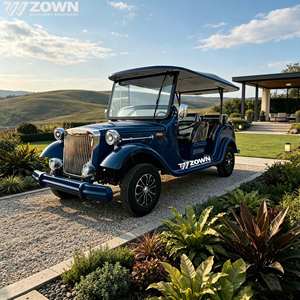 Nouvelle Voiture Électrique de Tourisme Vintage 2026 – Navette Rétro Zéro Émission à Quatre Roues pour Zones Scéniques et Cérémonies de Mariage - Product Image 1