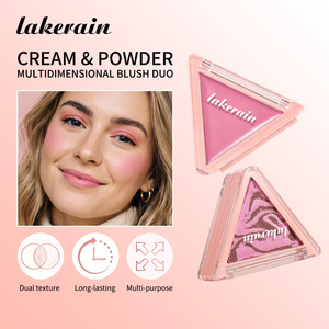Paleta de Rubor en Crema y Polvo, Alta Pigmentación, Resistente al Agua, Larga Duración, Marca Privada, Color Natural Radiante para <span class=keywords><strong>Maquillaje</strong></span> Profesional - Product Image 2