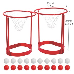 2 packs de bandeaux de <span class=keywords><strong>basket</strong></span>-ball pour enfants et adultes avec 20 balles, bandeau réglable en filet pour panier et cadeau d'anniversaire. - Product Image 5