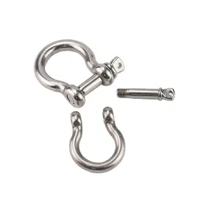 High Quality Us Type Cheap Stainless Steel 304 316 Strong Resilience Bow Shackle