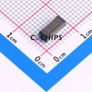 5001-BF0424-25-00 Board-to-Board & Backplane Connector SMD,P=0.4mm Connector 24P 0.4mm Slot Butt Joint Vertical Mount - Product Image 2