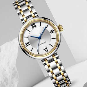 Reloj de Pulsera Automático de Lujo, Reloj Mecánico para Mujer, Correa de Acero Inoxidable, Resistente al Agua, Venta al Por Mayor - Product Image 2