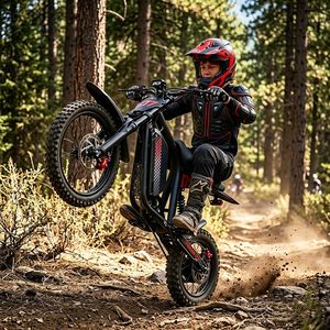 Motocicleta Eléctrica Todoterreno Dinámica y Versátil con Tracción Media para Montañismo, Manejo Estable y Potente - Product Image 6