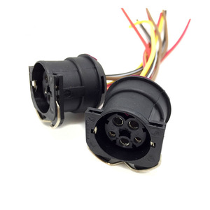 Automobile 5 Pin Plug Connector <b>12V</b> IP65 PVC Insulated Copper Core Wiring Harness For Car Headlight <b>Socket</b> - Product Image 1
